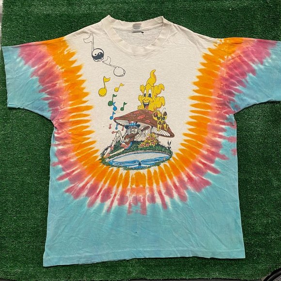 Grateful Dead Other - Vintage 1991 Grateful Dead T-Shirt Tie Dye XL Single Stitch Hippie Psychedelic